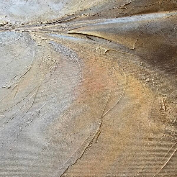 "SILENCE OF THE DAWN" 80x80 cm Acrylic on canvas​ - Image 4