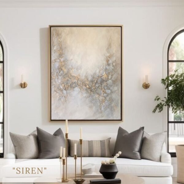 "SIREN" 100x80 cm Acrylic on canvas - Image 3